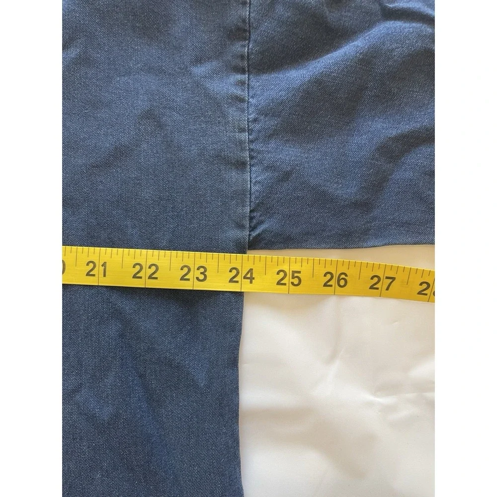 NWT Soft Surroundings Regio Hooded Denim Tunic Top XL Embroidered Boho Spring - Picture 6 of 9